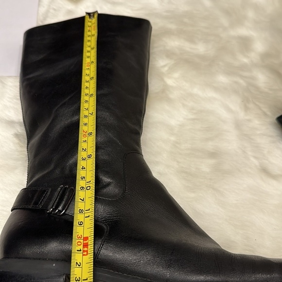 Naturalizer black leather boots size 8W - Picture 12 of 14